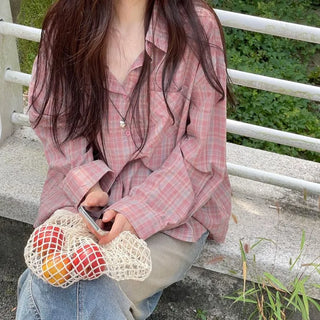 Wish Cozy Thick Twisted Loose Fit Button Boat Neck Knit Cardigan