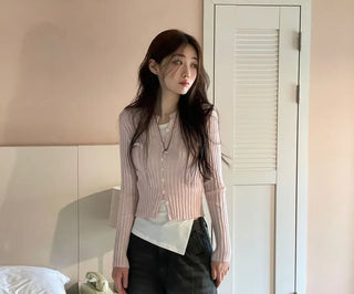 Newmer tension glam fit side slit long sleeveless