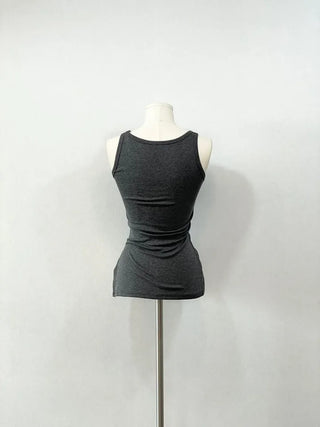 Newmer tension glam fit side slit long sleeveless