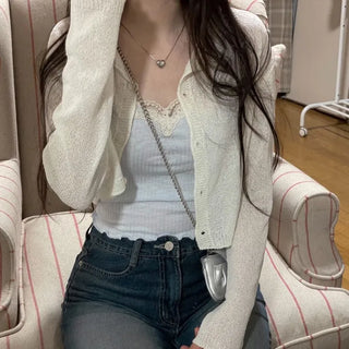 Karin lace layered wave sleeveless nasi