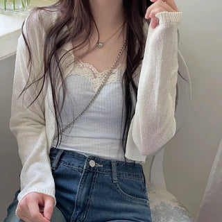 Karin lace layered wave sleeveless nasi