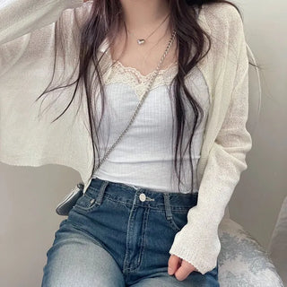 Karin lace layered wave sleeveless nasi