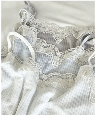 Karin lace layered wave sleeveless nasi