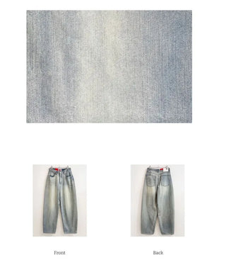 Looks Mega Denim Wide Long Pants one color/2 sizes