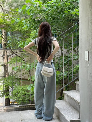 Looks Mega Denim Wide Long Pants one color/2 sizes