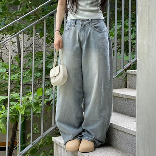 Looks Mega Denim Wide Long Pants one color/2 sizes