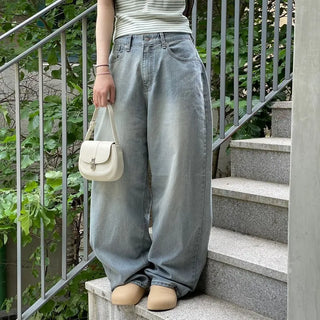 Looks Mega Denim Wide Long Pants one color/2 sizes