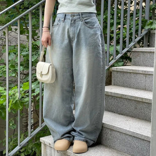 Looks Mega Denim Wide Long Pants one color/2 sizes