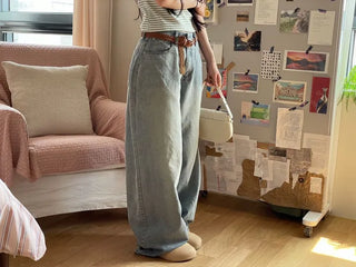 Looks Mega Denim Wide Long Pants one color/2 sizes