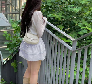 Viola loose fit see-through long sleeve button summer cardigan