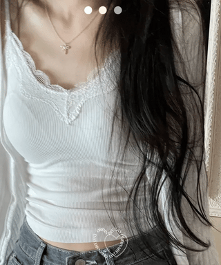 Idi's lace golji glam bra top sleeveless nasi