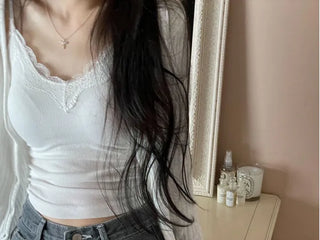 Lily's Two-Way Button V-Neck Golji Cardigan