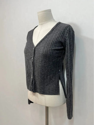 Lily's Two-Way Button V-Neck Golji Cardigan