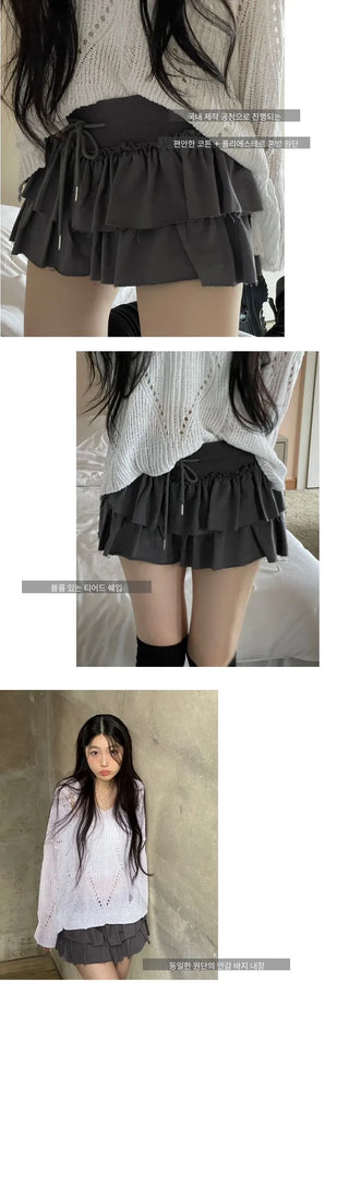 Diesel Cancan Vintage Banding Low-Waist Skirt Pants