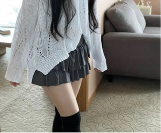 Diesel Cancan Vintage Banding Low-Waist Skirt Pants