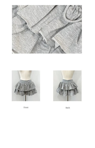 Diesel Cancan Vintage Banding Low-Waist Skirt Pants