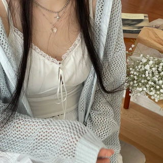 Versailles Team Ribbon Lace Bustier Crop Sleeveless