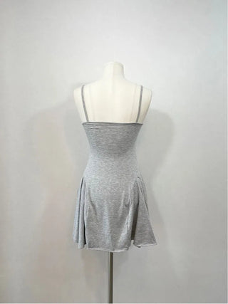 Railey Glam Bustier Lace Flare Mini Dress