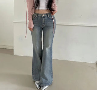 Rooney loose fit ribbon see-through long sleeve cardigan