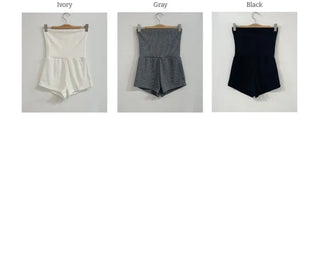 Riddle High-Waisted Golji Knit Banding Shorts