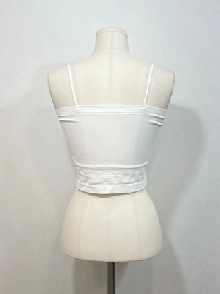Pir Mood Basic Chalang Tension Sticky Crop Nashi Padded Bra Top