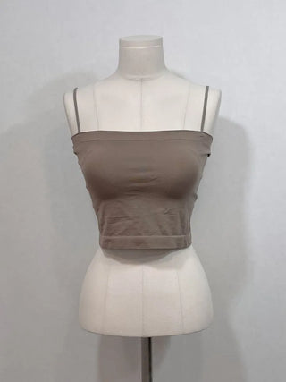 Pir Mood Basic Chalang Tension Sticky Crop Nashi Padded Bra Top