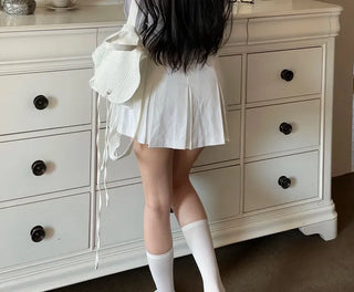 Minu Pintuck Pleated Mini Skirt Pants /2 Sizes