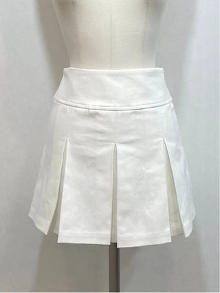Minu Pintuck Pleated Mini Skirt Pants /2 Sizes