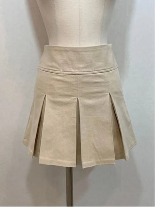 Minu Pintuck Pleated Mini Skirt Pants /2 Sizes