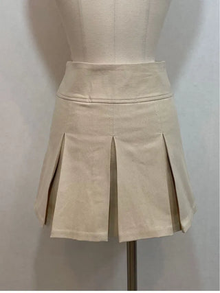 Minu Pintuck Pleated Mini Skirt Pants /2 Sizes