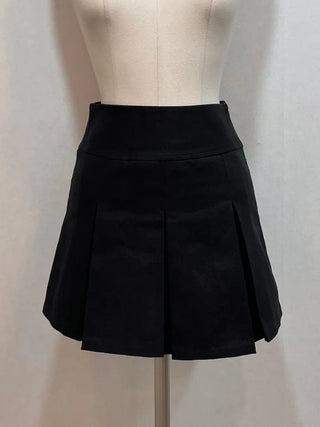 Minu Pintuck Pleated Mini Skirt Pants /2 Sizes