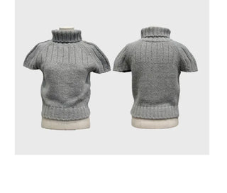 Petal Heart Point Turtleneck Polar Knit T-Shirt