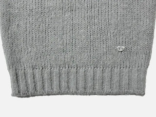 Petal Heart Point Turtleneck Polar Knit T-Shirt