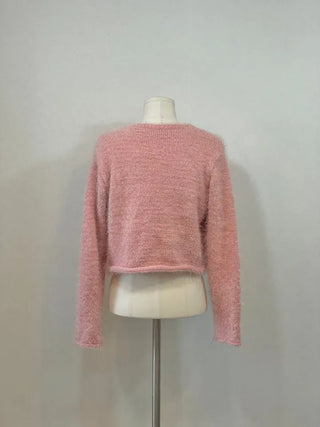 Poyong Lovely Soft Ribbon Knit Cardigan