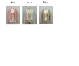 Poyong Lovely Soft Ribbon Knit Cardigan
