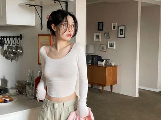 Wayne's slim ribbed V-neck cropped knit cardigan
