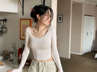 Wayne's slim ribbed V-neck cropped knit cardigan