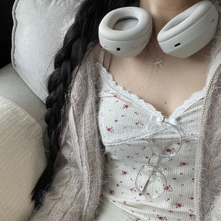 Peanut Buttery Twisted Two-Zip Crop Knit Hooded Zip-Up Cardigan