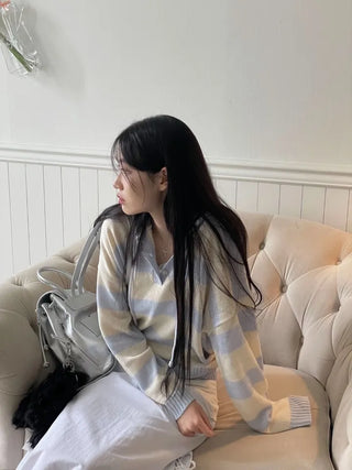 Rear-breasted ribbon side-slit banding long skirt