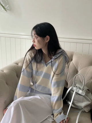 Rear-breasted ribbon side-slit banding long skirt