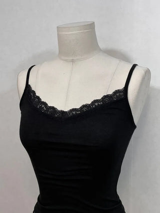 Pne lace adjustable tight layered sleeveless nasi