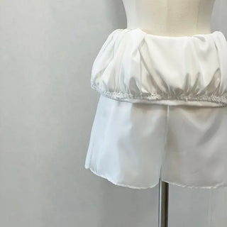 Shina Mood Chiffon Frill Cancan Back Banding Skirt Pants