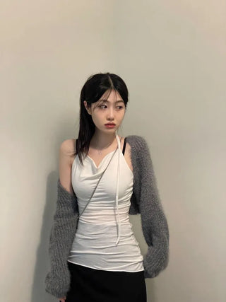 Nari Yerifit Balletcore Two-Way Strap Long Sleeveless Nashi