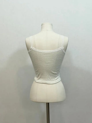 Soboro Lace Golji Layered Sleeveless Nashi