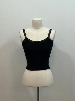 Soboro Lace Golji Layered Sleeveless Nashi