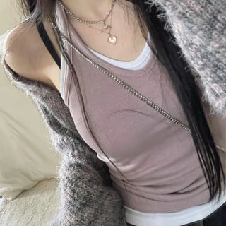 Erne Halter Neck Slim Fit Sleeveless Nashi