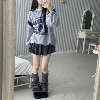 Ruin knee-high bootcut shibori long leg warmers