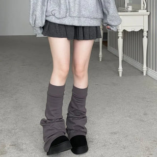 Ruin knee-high bootcut shibori long leg warmers