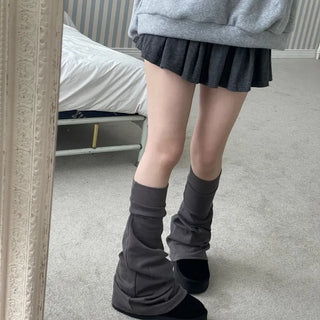 Ruin knee-high bootcut shibori long leg warmers