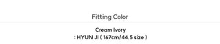 Clue Wool See-Through Uneven Ballet Core Strap Polo Shirt